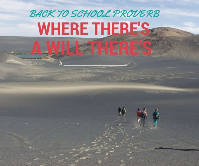 back to school proverb way