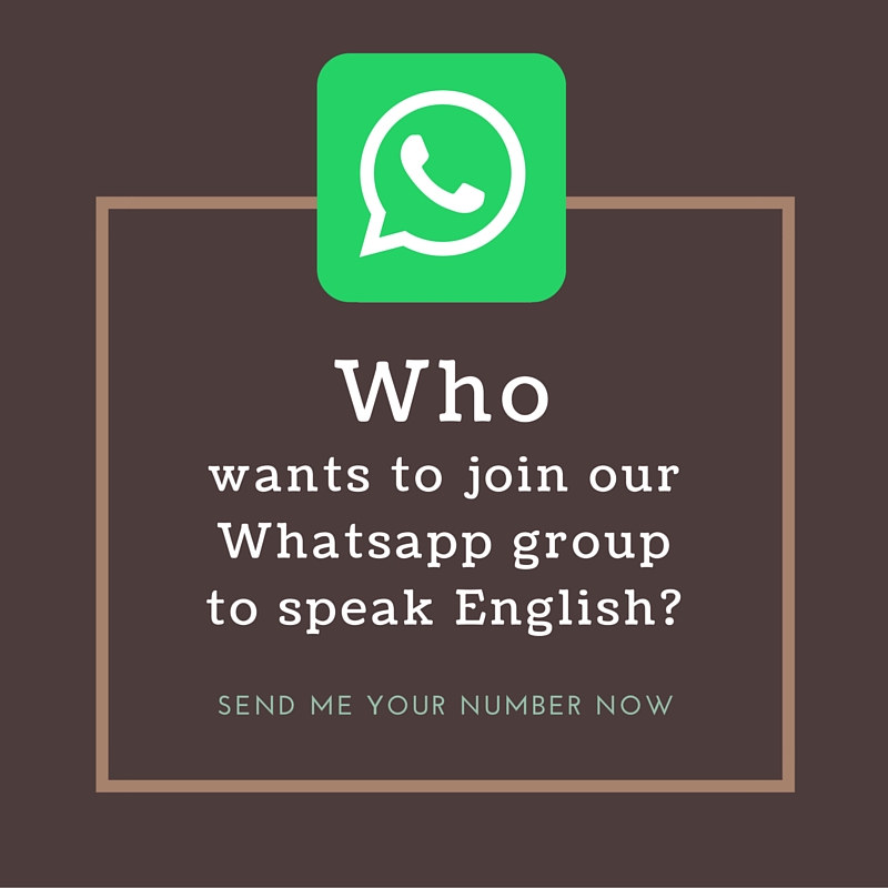 Join Our Whatsapp Group – English with a Smile